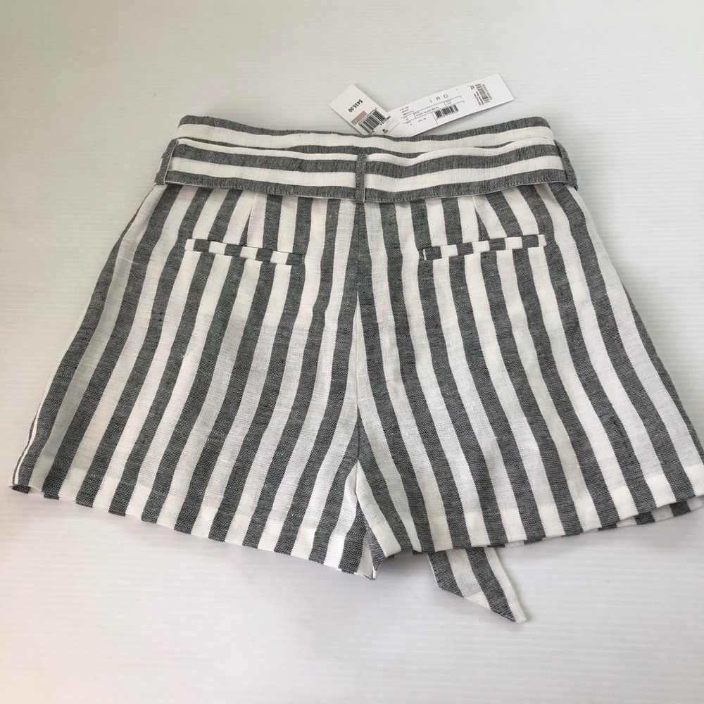 IRO NWT Lular High Waist Linen Shorts, 10 (42) - Picture 3 of 13